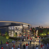 TOYOTA ARENA TOKYO 外観（夜・近景）