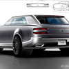 トヨタ・センチュリー新型デザイン開発スケッチ