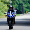 ヤマハ女子、指出瑞貴さんがYZF-R7 で猪苗代湖をめざしツーリング