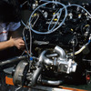 マクラーレン・ホンダMP4/4に搭載されたホンダRA168E型1.5リットルV6ターボエンジン（1988年、F1ハンガリーGP）