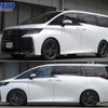 SUSTEC NF210 ヴェルファイア（40系）用実装例（ダウン量：F 22mm／R 21mm）