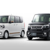 ホンダ N-BOX（左）/N-BOXカスタム 純正アクセサリー装着車