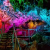 CAVE OKINAWAは、沖縄県中部のうるま市石川にある全長約200mの洞窟を探検できるサービスを観光客向けに提供