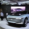 THKが出展した、EVクロスオーバーのプロトタイプ『LSR-05』（ジャパンモビリティショー2023）