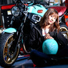 「クールで大人っぽいバイクにしたかった」と話した指出さん。新しいバイクライフがカスタムXSR700とともにスタートする。
