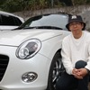 コペンの魅力をスポイルすることなく高音質化する目標を達成したオーナーの中池さん。次なる高音質化も計画中だ。