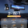 「360°全方位」+「フルカラーナイトビジョン」+「12インチ・デジタルミラードライブレコーダー」+「SONY製IAX307搭載リアカメラ」