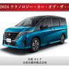 テクノロジー・カー・オブ・ザ・イヤーを受賞した日産 セレナ