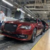 クライスラーのカナダ・オンタリオ工場からラインオフした300Cの最終モデル