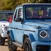 メルセデスAMG G63 ベースのカブリオレ （右）と先代メルセデスベンツ Gクラス・カブリオレ