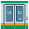 電車のドアのれん