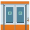 電車のドアのれん