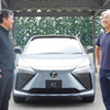 レクサス 渡辺剛プレジデント（左）と九島辰也氏（右）