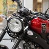 ヤマハ XSR125。想像よりも大柄でバイクらしく、操っている醍醐味を味わうことができた。