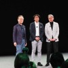 この日は本田技研工業の三部敏宏社長（右）がゲストとして招かれた。左がソニーグループ吉田憲一郎CEO、中央がソニー・ホンダモビリティの川西 泉COO（CES 2024）