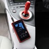 コクピットまわりではDAPの固定場所に困ることも多いが、コンソールのトップパネルをワンオフ加工してDAPホルダーを作った。