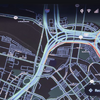 Mapboxで制作したナビゲーションシステムのイメージ