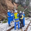 能登鹿島駅～穴水駅間：土砂流入箇所の調査