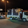 防災用コンテナ型トイレ：道の駅「うきは」出発