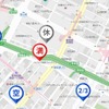 満空情報を地図上で表示したイメージ画像