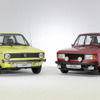VW ゴルフI（左）とコンセプトカー「EA276」（右）
