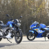 スズキ GSX-S125（左）とGSX-R125（右）