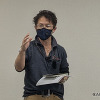 株式会社イチムラボディーショップの代表取締役・市村智氏による講演「⾞体整備における⾒積もりの難しさ」と同社の工場視察が行われた。