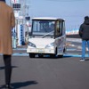 CiKoMA(サイコマ)は歩車共存エリアを通行するため、常に歩行者の行動を把握しながら走行する
