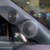 Spuremo Picolollツイーター、CDM700ミッドレンジをAピラーに装着。運転席に向けて角度をつける
