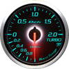 レーサーゲージ・スタイル98オマージュ・TURBO白文字板夜間イメージ