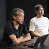 ソニー・ホンダモビリティの石井氏（左）と河野氏（右）
