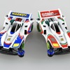unlimited 爆走兄弟レッツ＆ゴー!! ミニ四駆 マグナムセイバー（青）とソニックセイバー（赤）　（C）TOMY （C）TAMIYA （C）こしたてつひろ／小学館・ShoPro