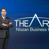 新経営計画を発表する日産自動車の内田誠社長