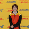 DHLフォーミュラEアンバサダーとして就任した野田樹潤選手。