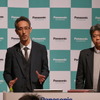 IVI事業に関して説明に立った、パナソニックオートモーティブシステムズ インフォテインメントシステムズ事業部IVIビジネスユニット長の中村知樹氏（左）と、同IVI商品開発センター所長の中村欣央氏（右）