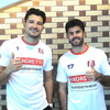 ジェイク・デニス選手（左）とノーマン・ナト選手。