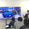 千葉県から参加した株式会社車検鈑金デポの上松社長に飛び入りでエーミングについてお話しいただいた