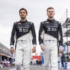 ジャガーTCSレーシング：エバンス（向かって左）とキャシディ（フォーミュラE東京E-Prix）