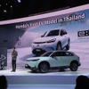 ホンダ『e:N1』について説明するホンダ・オートモービル（タイランド）川坂秀夫社長（バンコクモーターショー2024）