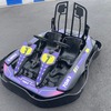 親子一緒に屋外コースを走行できる2人乗りEVカート