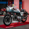 1974年式のラウンドケースの750SS。1972年にイモラ200マイルで1-2フィニッシュしたため、イモラレプリカとも呼ばれる伝説のドゥカティ。