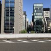 GINZA SKY WALK 2024：通りの左側が銀座1丁目、右側が2丁目