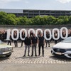 メルセデスベンツのドイツ・ブレーメン工場の生産1000万台目の車両としてEV『EQE』がラインオフ