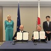 欧州における液化水素ステーションの輸送網の構築に向けた協力に関する覚書を締結したダイムラートラックと川崎重工