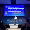 2024年下半期からの導入計画。壇上はカルカーニ氏