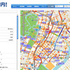 「全力案内！」のPCサイト地図でプローブ交通情報の表示が可能に