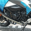 鈴鹿8耐でサプライズ走行をおこなったカワサキの「水素エンジンバイク」