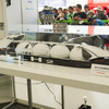 カワサキの水素運搬船の模型