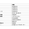 航続は自社基準（定速60km/ｈ）による測定。（）内は自社基準（定速30km/h）による参考値