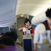 FDA機内